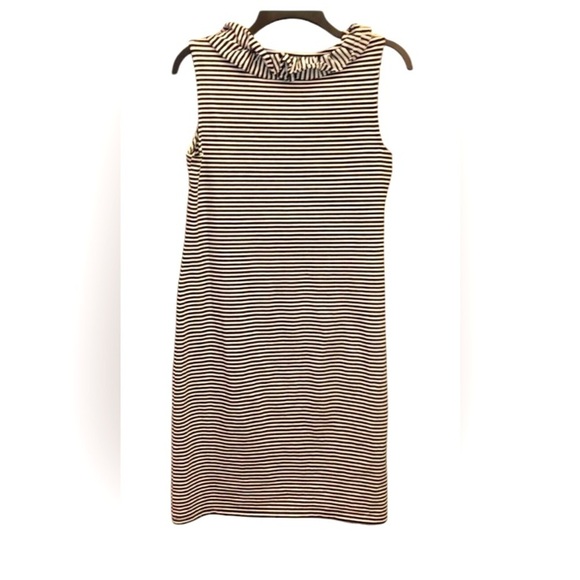 TALBOTS 🌻Sleeveless Black and White Striped Dress - Picture 8 of 8